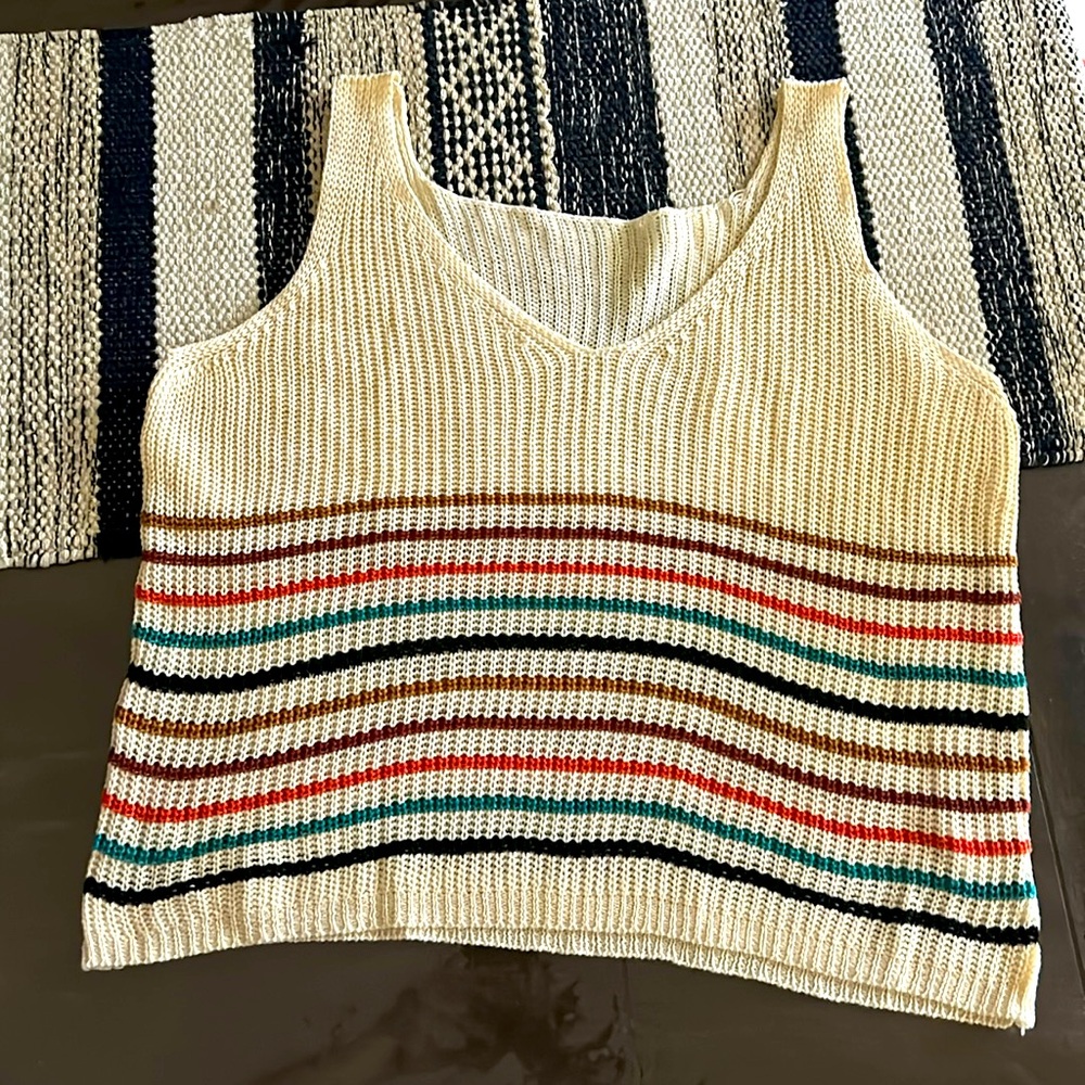 SHEIN Line Knit Tank Size L